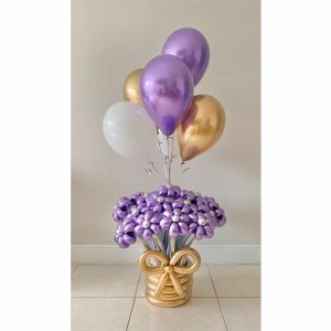 Bouquet flower basket