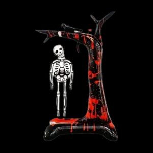 Globo de árbol de esqueleto espeluznante